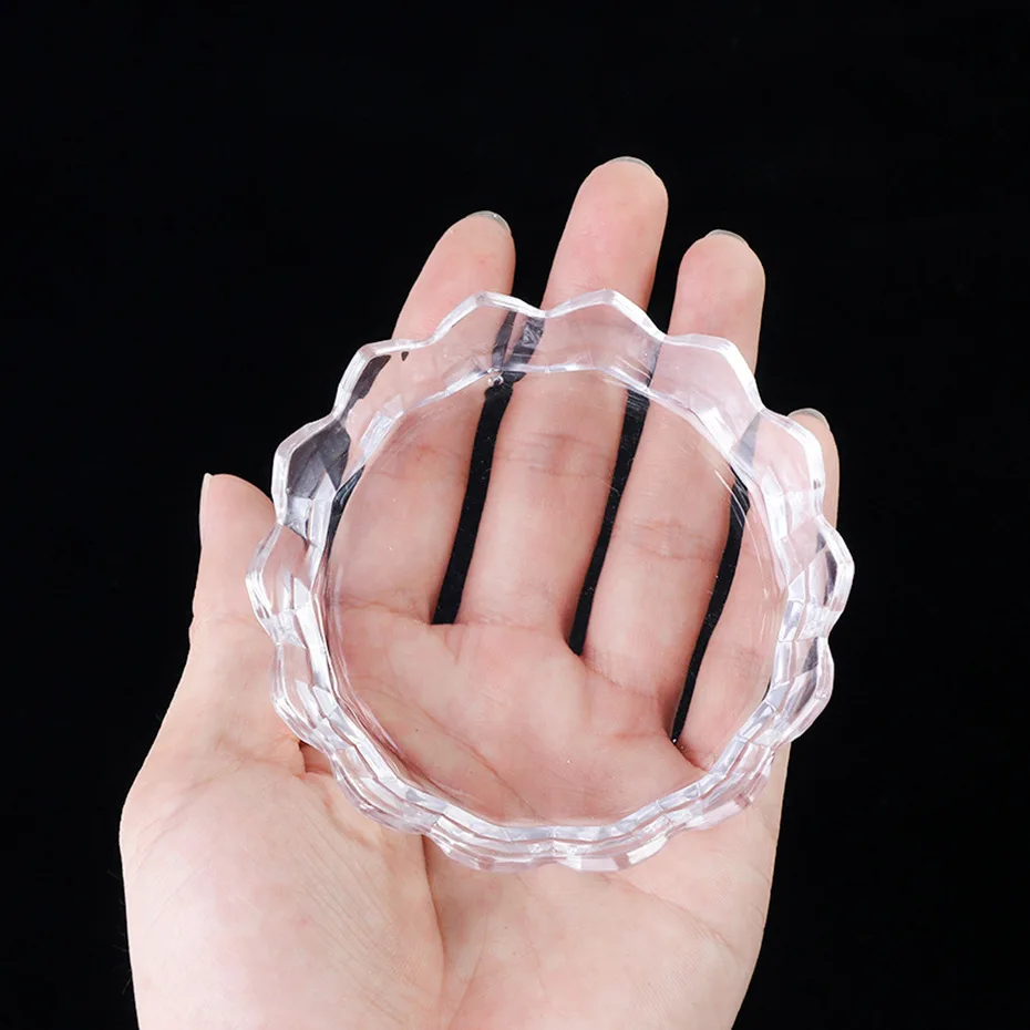 

Nail Tools Nail Jewelry Broken Diamond Storage Tray Acrylic Transparent Tray Multi-use Nail Tools