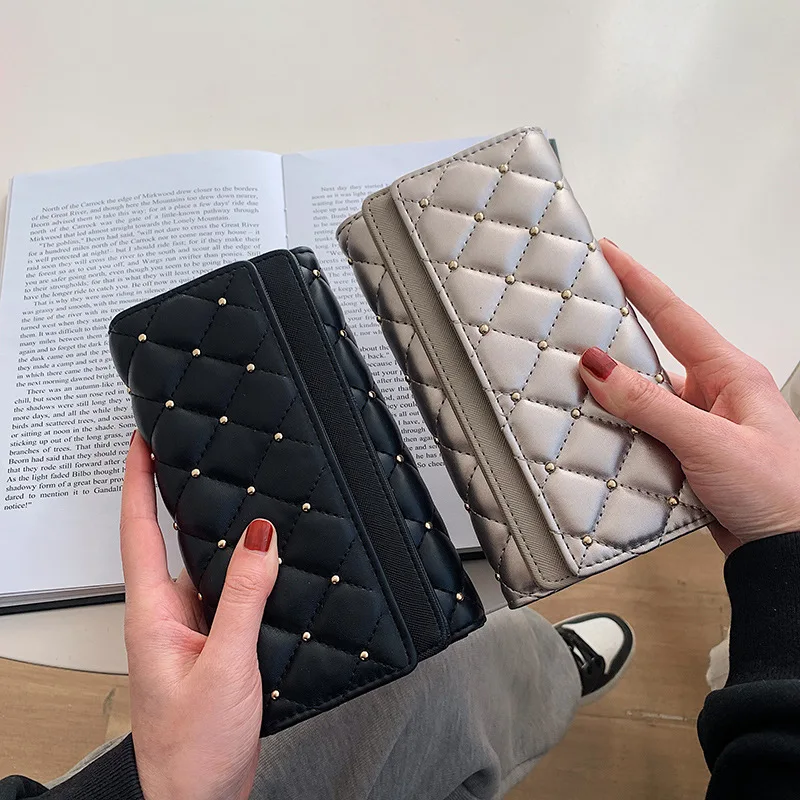 

Large Women's Wallet Luxury Long Woman Wallets Fashion Leather Korean Teenage Card Holder Coin Purses Clutch Bag for Phone 2022