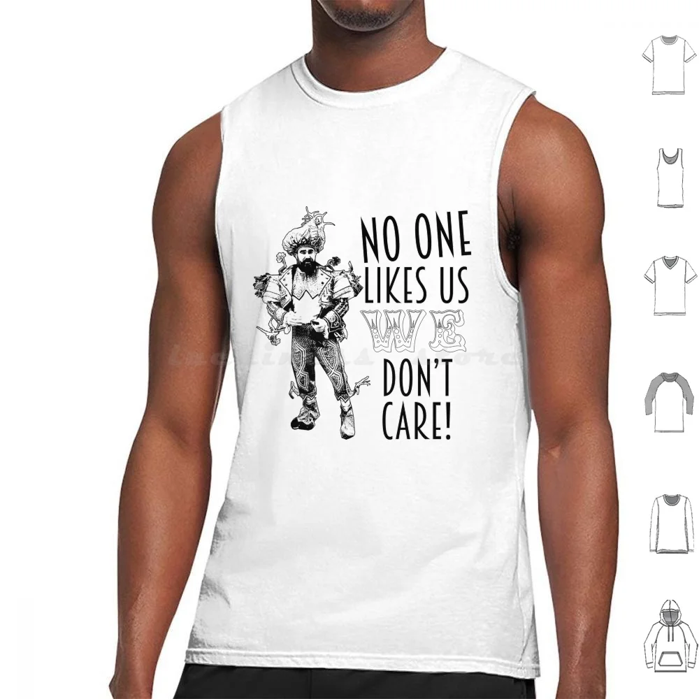 

Jason Kelce-Mummer-No One Likes Us-Clean Tank Tops Print Cotton Jason Kelce Mummer Mummers Philadelphia Philly