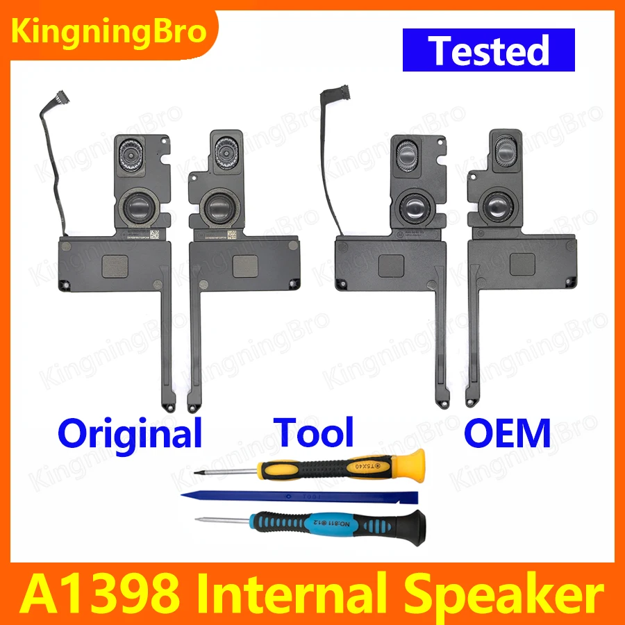 Оригинальный/OEM A1398 левый и правый внутренний динамик для Macbook Pro Retina 15 дюймов 2012 2013
