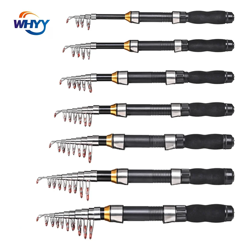 

WHYY Telescopic Fishing Rod Carp Carbon Fiber Telescopic Fishing Travel Rod Sea Fishing Pole Fishing Spinning Rod