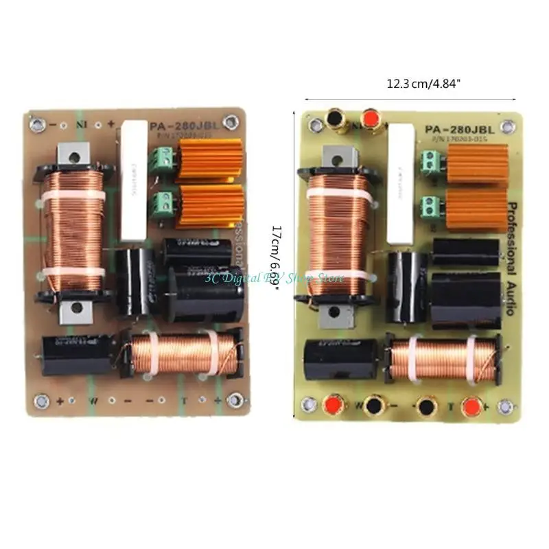 E74D PA280 800 Вт-1200 Вт, 2-частотный делитель частоты, высокочастотные динамики, басовые кроссоверы, фильтр, радиовещательный (art.: 3920db30e14af) - 3920db30e14af