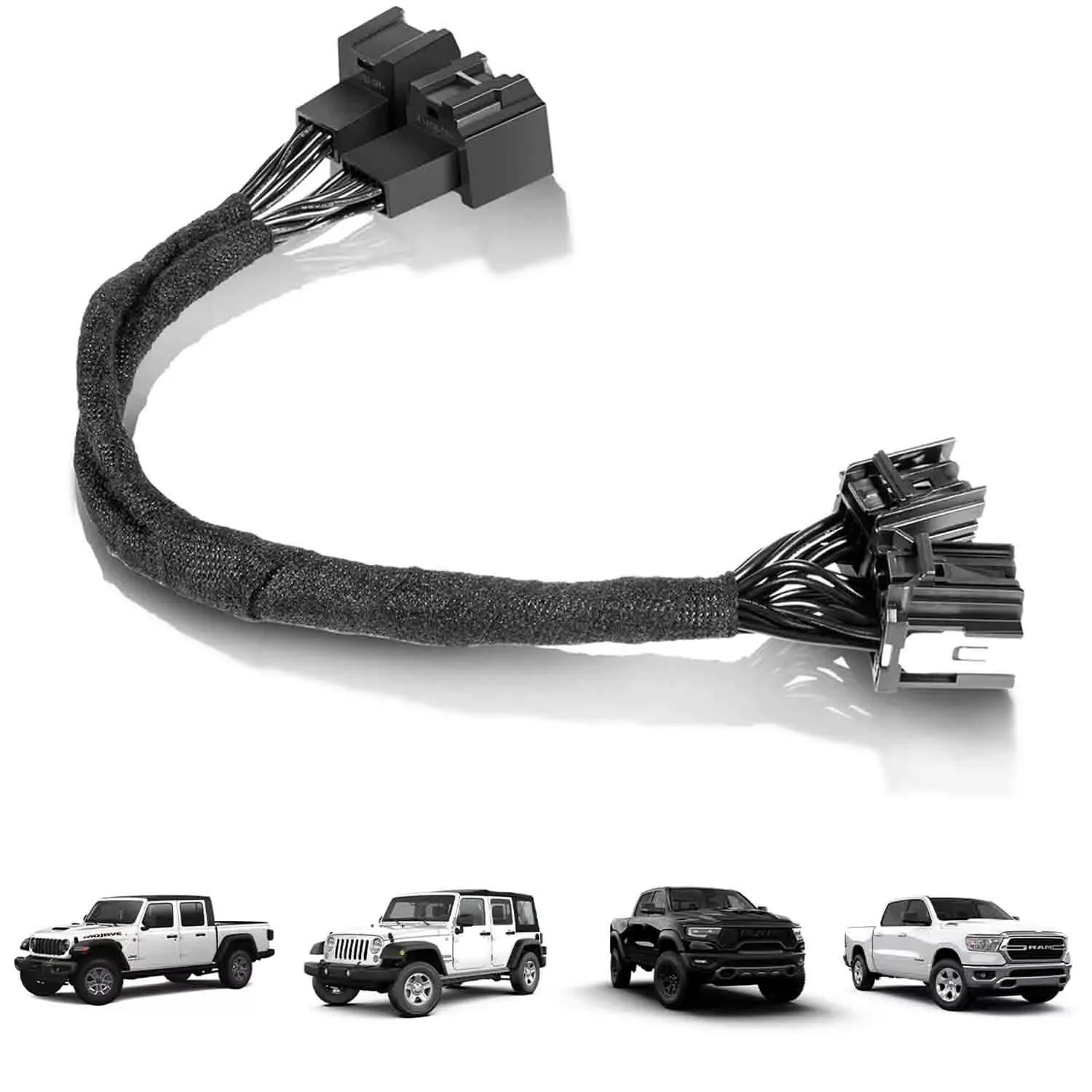 Сменный удлинительный кабель TM SGW подходит для Gladiator 2020-2024/Wrangler 2018-2024/Ram 1500 2019-2024/RAM