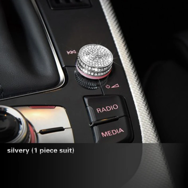 

Volume Knob Crystal Decoration For A4 A4L A5 Q5 Q7 Q5L
