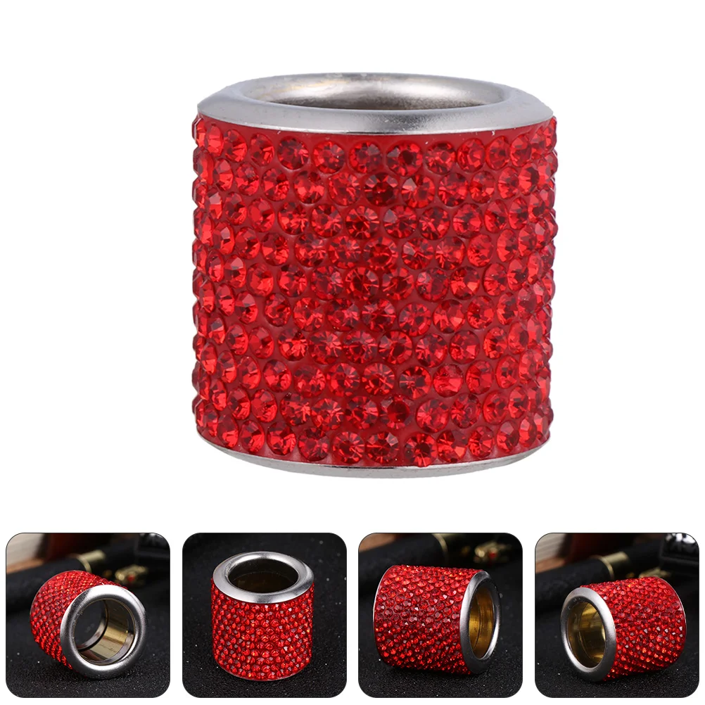 

2pcs Car Headrest Decor Creative Delicate Automobile Decor Car Pillow Ring Decor