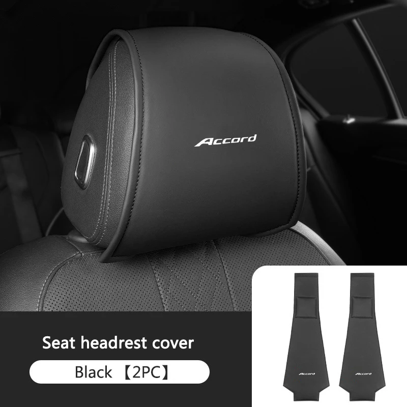 2 шт. кожаный защитный чехол для подголовника автомобильного сиденья Honda Accord Civic Fit