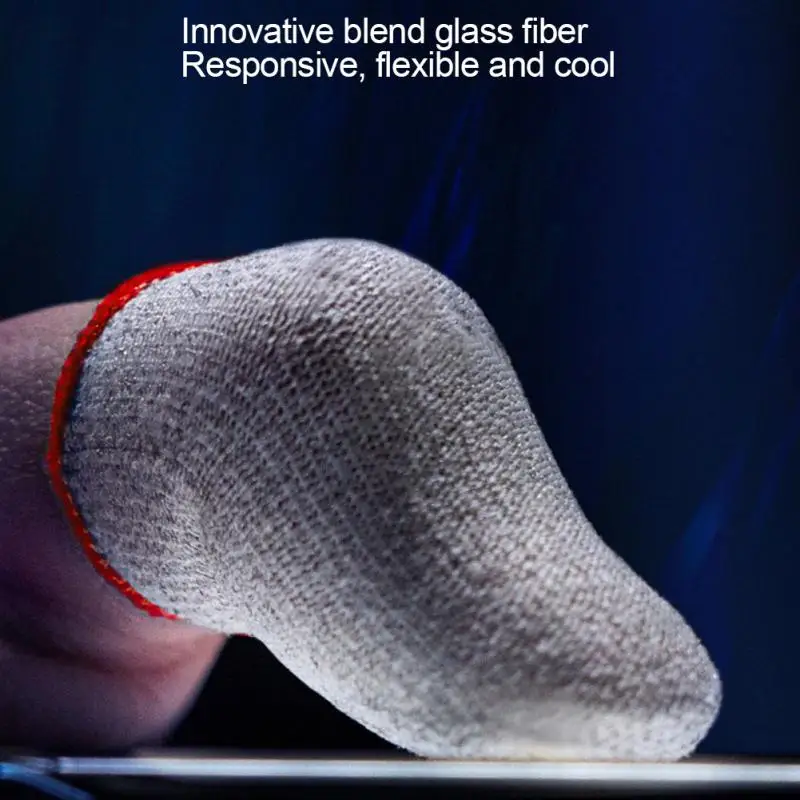 

Sweat-proof Finger Cover Sensitive Lightweight Finger Thumb Sleeve Gloves Non-slip Game Controller Gaming Accessorie Ultra-thin