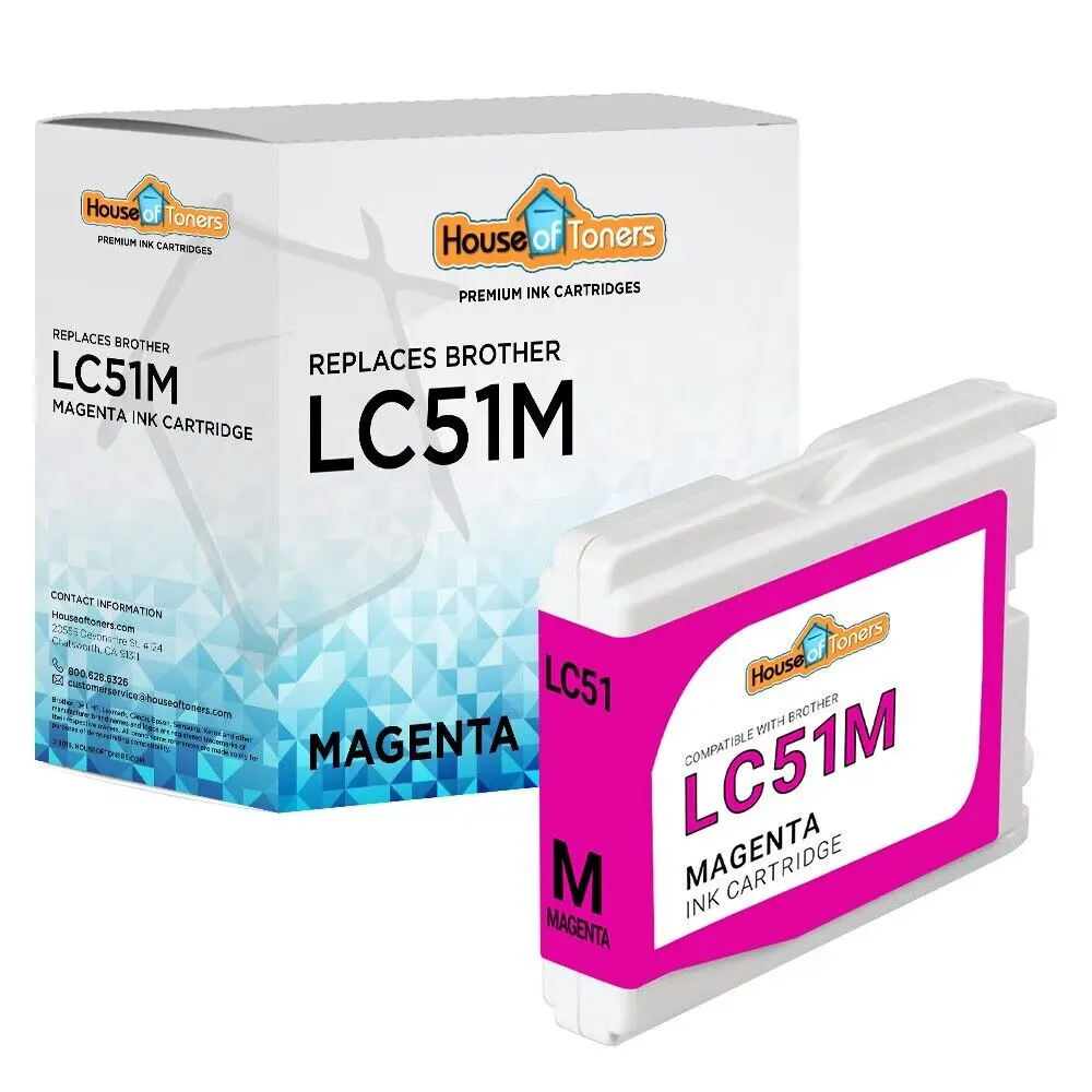 

Compatible with Brother LC51 Magenta LC-51 LC 51 MFC 240 3360 685 5460