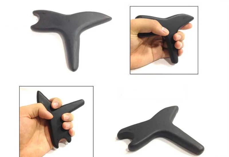 Скребок из черного камня HANRIVER