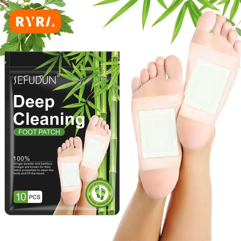 

Wormwood Bamboo Charcoal Foot Patch Dehumidifying Foot Massage Sleep Aid Foot Patch Foot Care Foot Care Tool Skin Care Tool