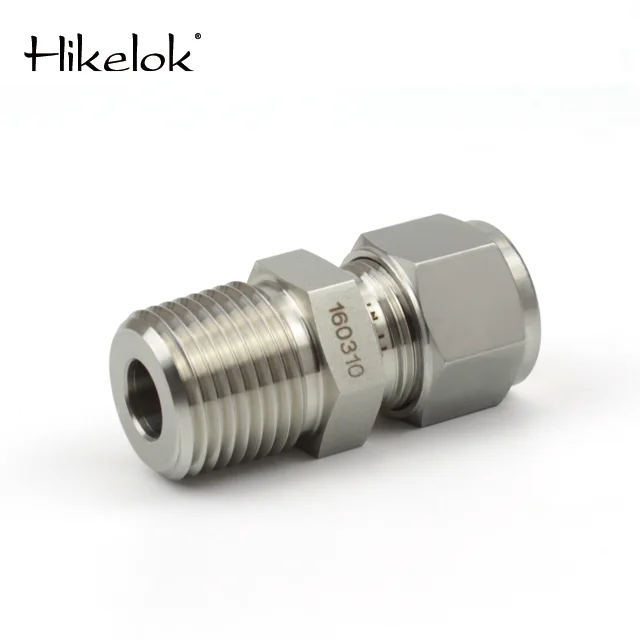 

Stainless Steel 316 Hikelok Male Connector Tube Fittings