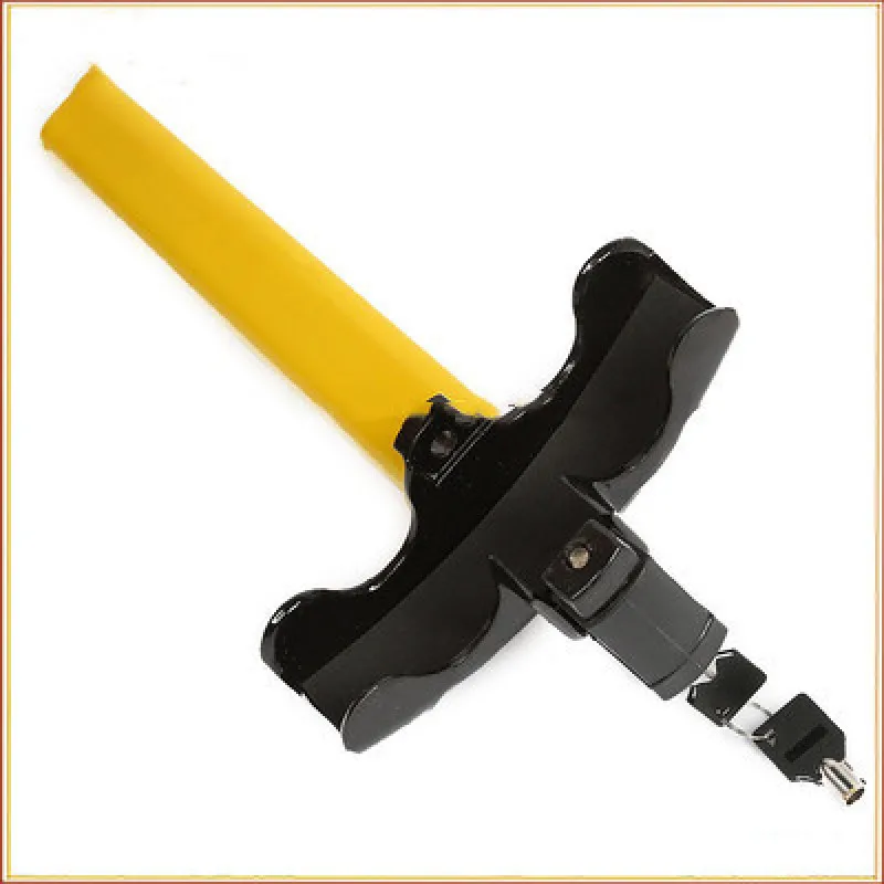 

Auto Lenkrad Schloss Universal Anti-theft Sicherheit Dreh Lenkrad Lock Heavy Duty Edelstahl Lock Verbessern Auto Sicherheit