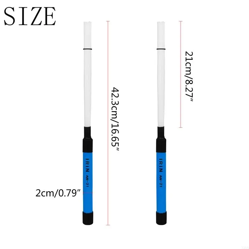 X3ua 2pcs барабанные щетки для манечной кисти джазовые Профессиональная нейлоновая