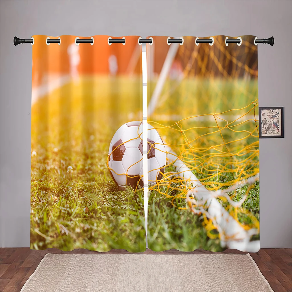 Тонкие оконные шторы для мальчиков современные занавески с изображением