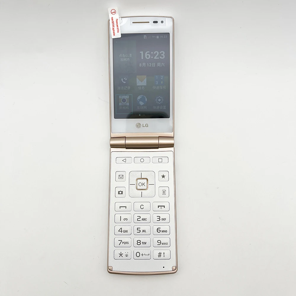 Фото Восстановленный оригинальный мобильный телефон LG Wine Smart D486, 1700 мАч, 4G, одна SIM-карта, разблокированный, 3,2 дюйма, с русской и арабской клавиатурой №2