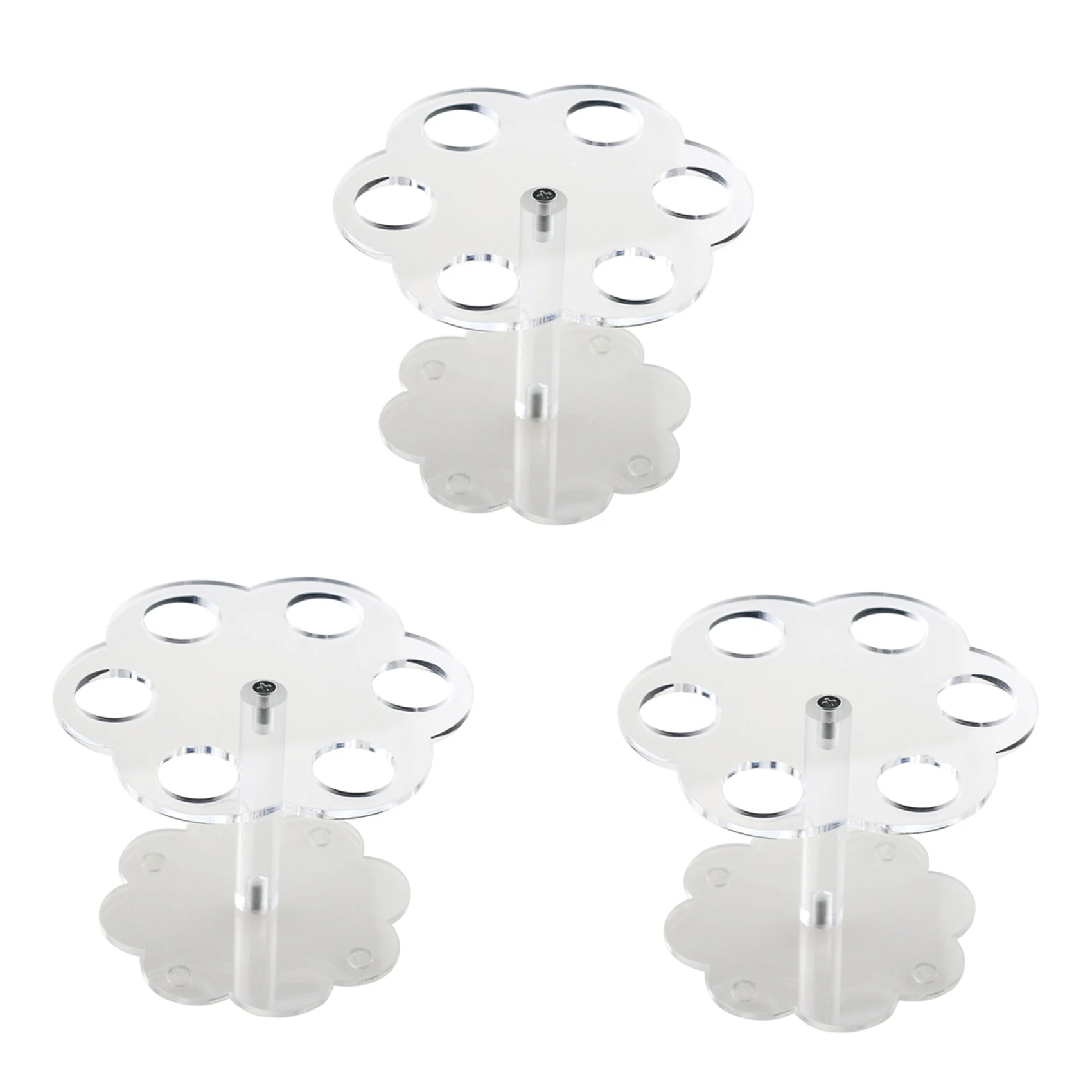 

Акриловый прозрачный держатель для мороженого с 6 отверстиями, 3 шт.