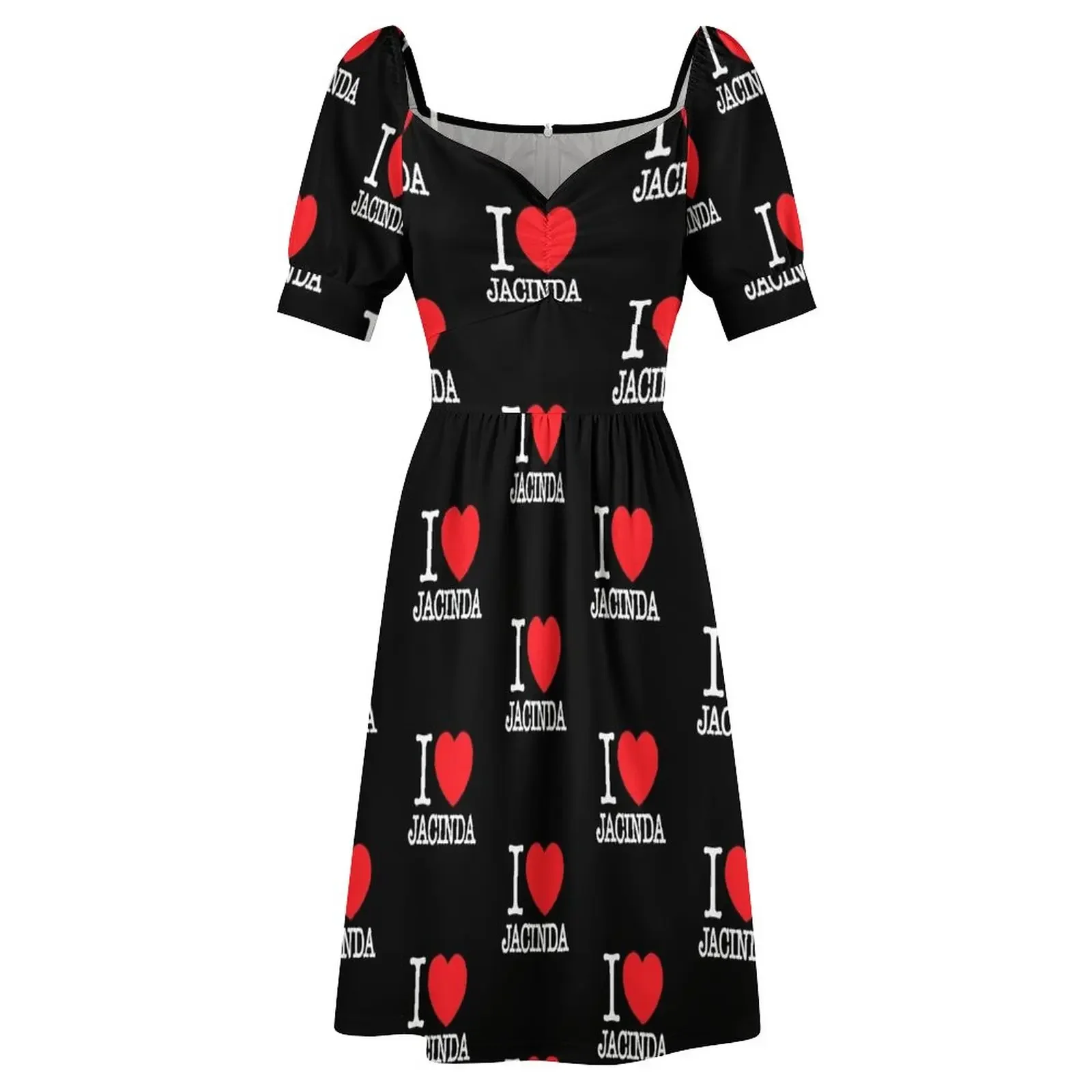 Платье &quotЯ сердце Джацинда Ардрид&quot черный белый красный