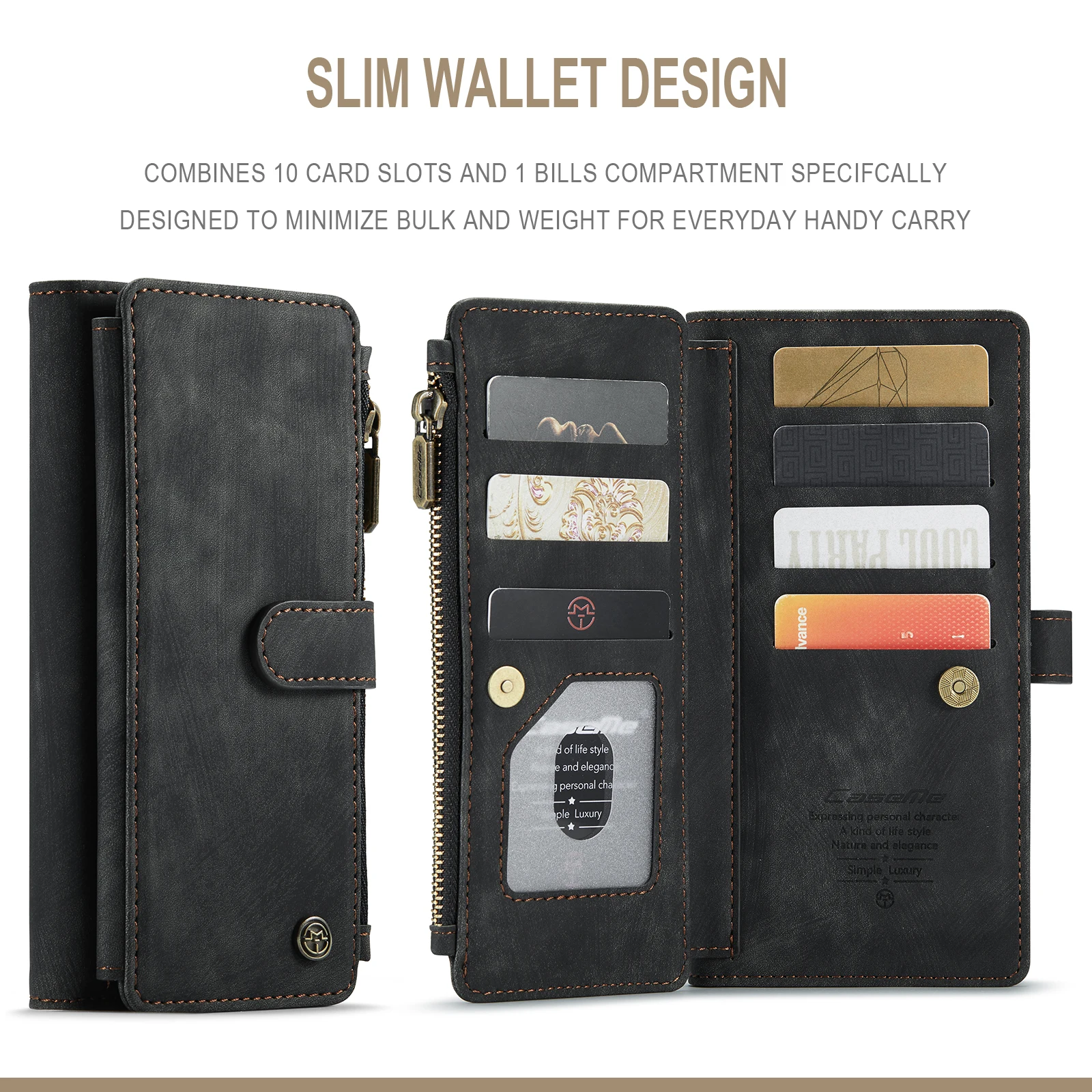 

Luxuey Case for iPhone 11 Case Shockproof Hard Back Covers Capa for iPhone 11 Plus Case Leather Phone Wallet Coque iphone 11