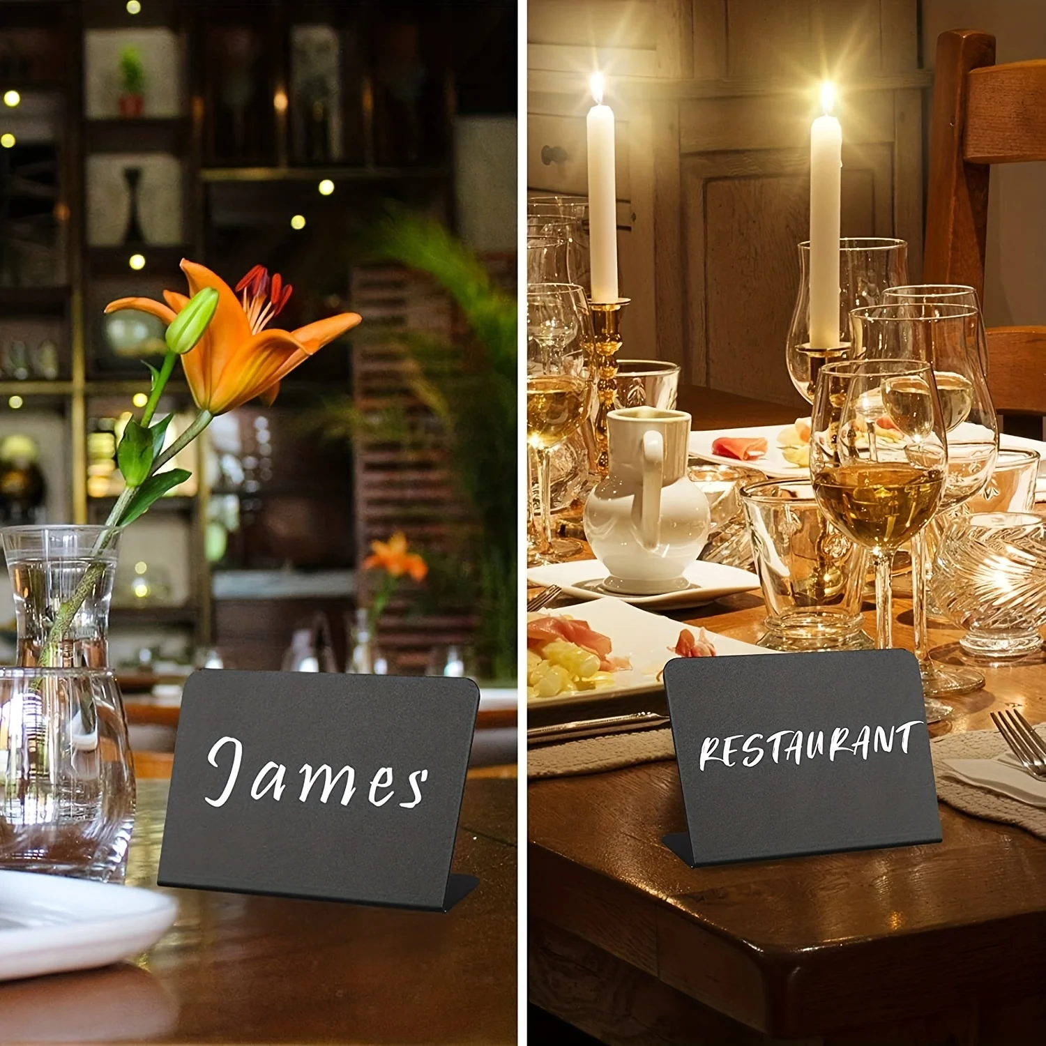 V 12/20 упаковка 4x3 дюйма ПВХ мини-знаки для меловой доски