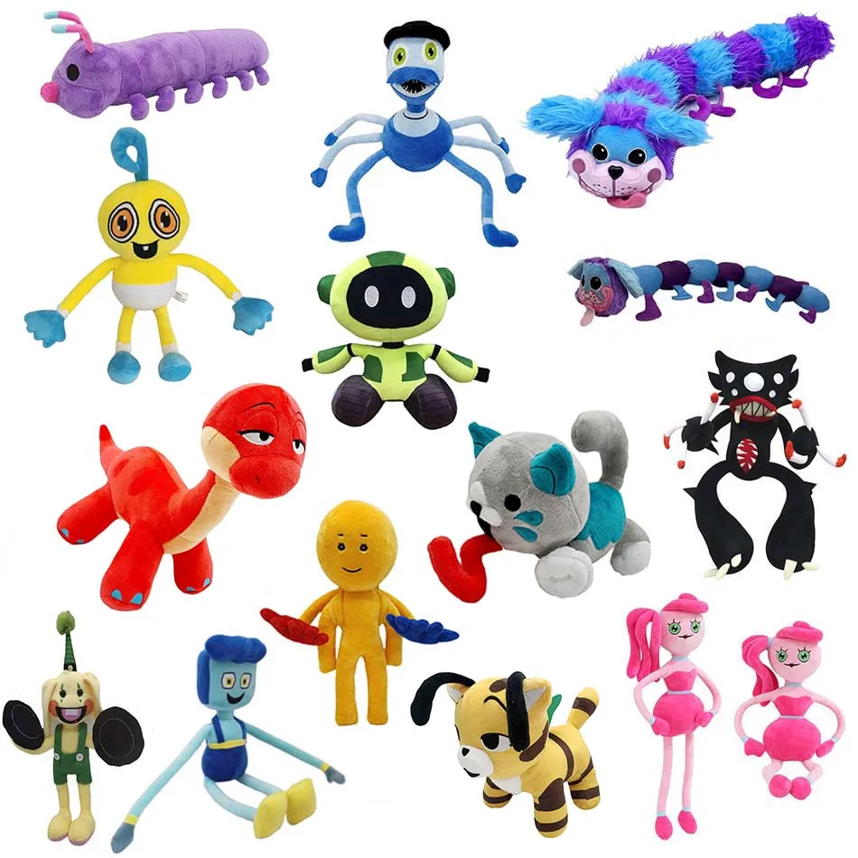 

40cm Huggy Wuggy Stuffed Plush Toy Game Horror Doll Scary Soft Peluche Toys For Children Boys Birthday Gift