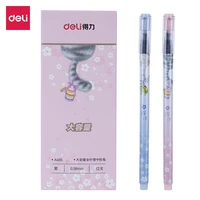 6812 pcs large capacity gel pen 0 38mm black ink office study stationery store finance financial high quality signature pen