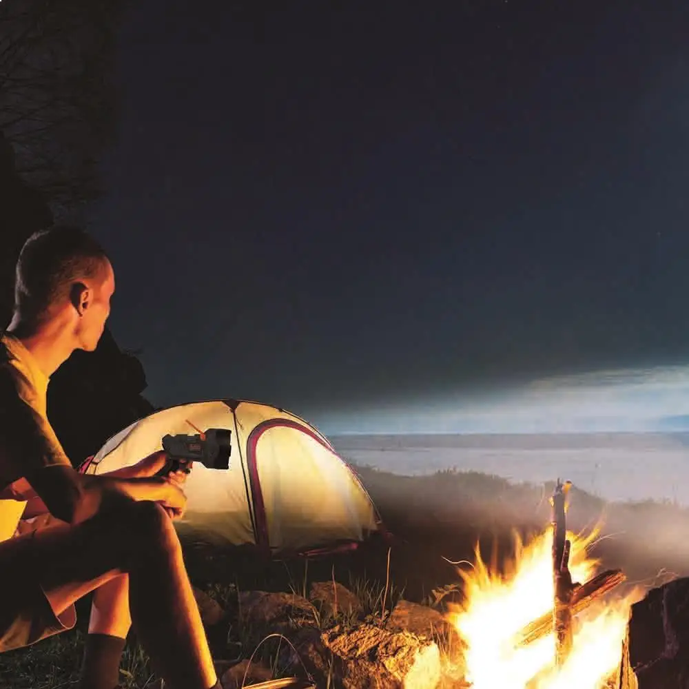 

Black Decker LIONLEDBE 600 Lumens Li-ion Rechargeable LED Flashlight/Projector Lamp And Lighting Portable Lightings Hand flashlight