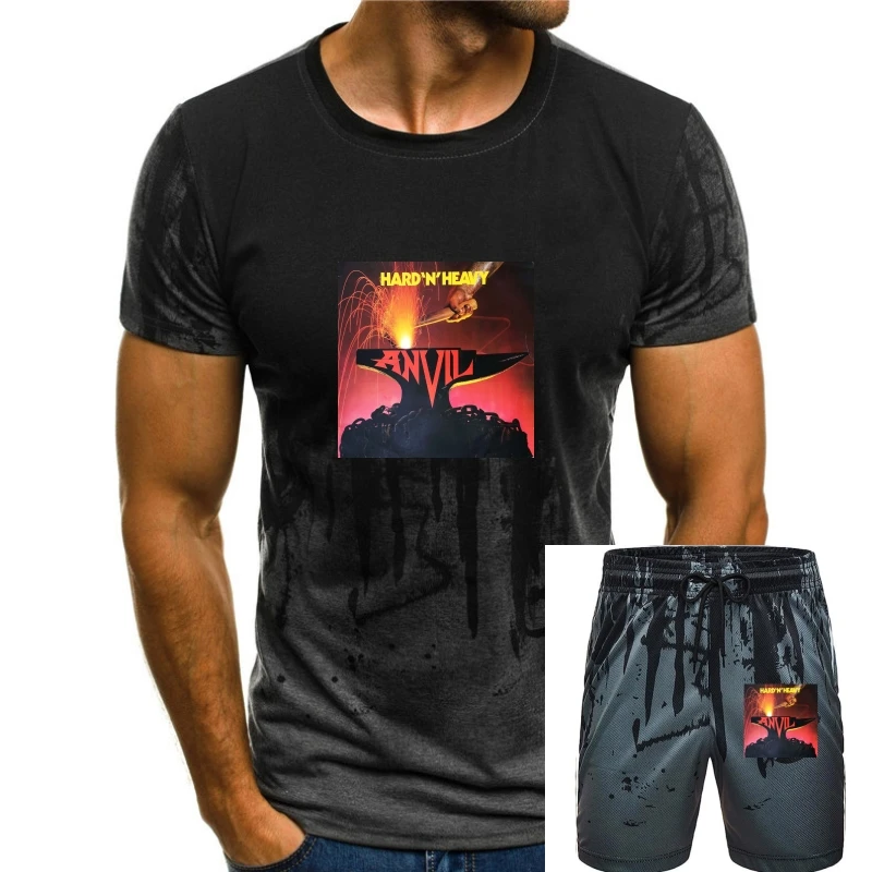 

Anvil - Hard N Heavy 1981 album cover T-SHIRT (BLACK) S-5XL