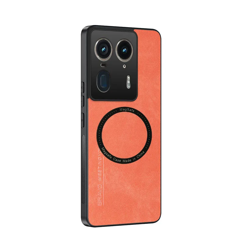 Магнитный беспроводной Чехол Magsafe для Motorola Moto x50 Edge 50 Ultra Pro 40 neo 30 G85 силиконовый