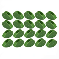 20 pcs plant climbing wall fixture clips self adhesive invisible vines hook support garden wall fixer wire fixing snap