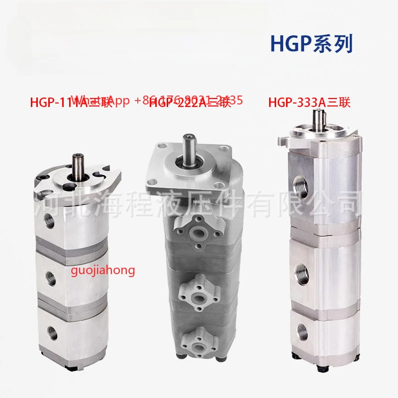Фото Тройной шестеренный насос серии HGP HGP-111A №2