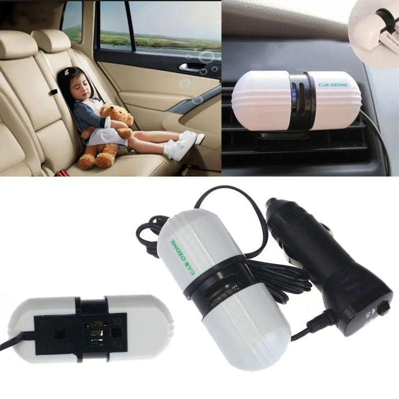 

Ozone Car Air Purifier Air Freshener Ozone Aromatherapy Car Charger Steam Humidifier Ionizer Air Cleaner Sterilization