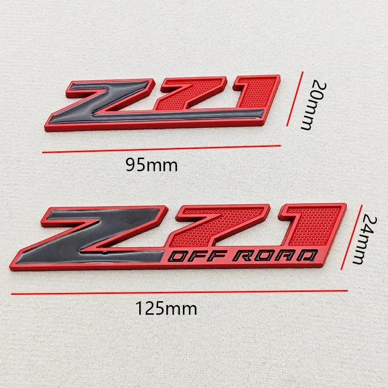 Фото 3D металлический логотип Z71 OFF ROAD, наклейка на автомобиль, эмблема на багажник, значок на переднюю решетку для Chevrolet Silverado, Colorado, Tahoe, аксессуары №4