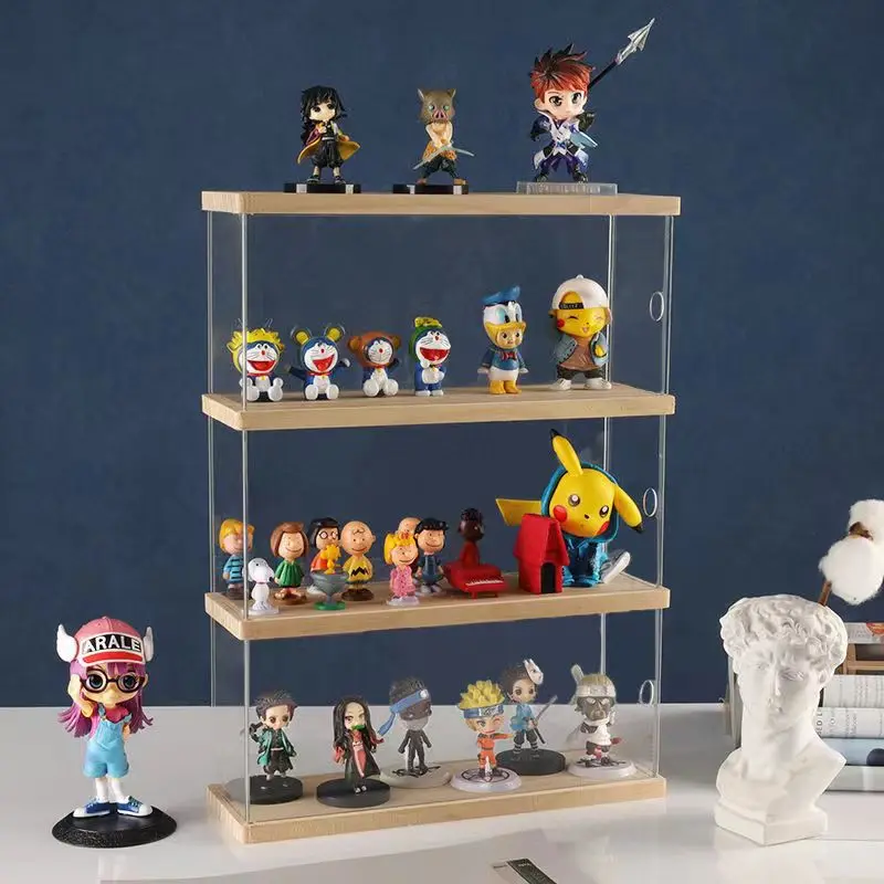 Прозрачный Акриловый Витринный Шкаф для фигурок дисплей модели автомобиля