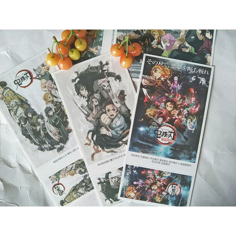 

1660 шт./набор, открытка-убийца демонов