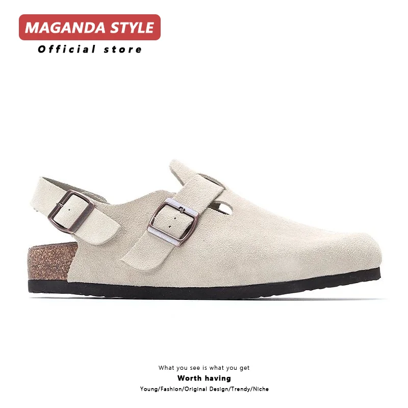 Мужские босоножки Birken из натуральной кожи Новинка лета 2024 мужские для рыбалки на