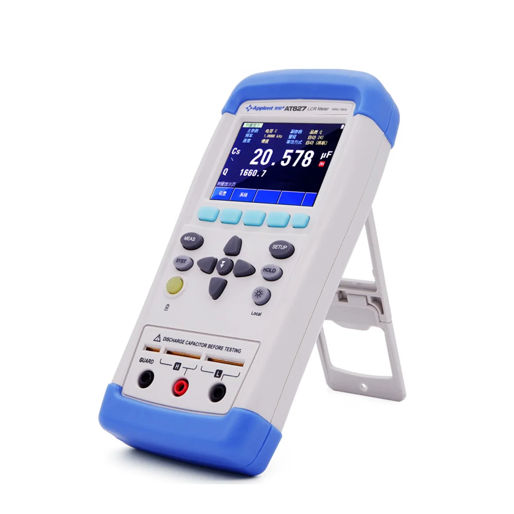 Фото Ручной цифровой измеритель LCR Applent AT827 50 Гц 100 Гц 120 Гц 1 кГц 2 кГц 10 кГц №1