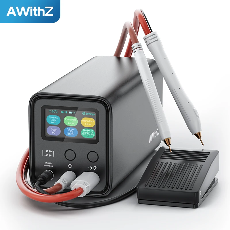 Awithz 10 5 кВт емкость фарада DIY портативный сварочный аппарат точечные сварки для