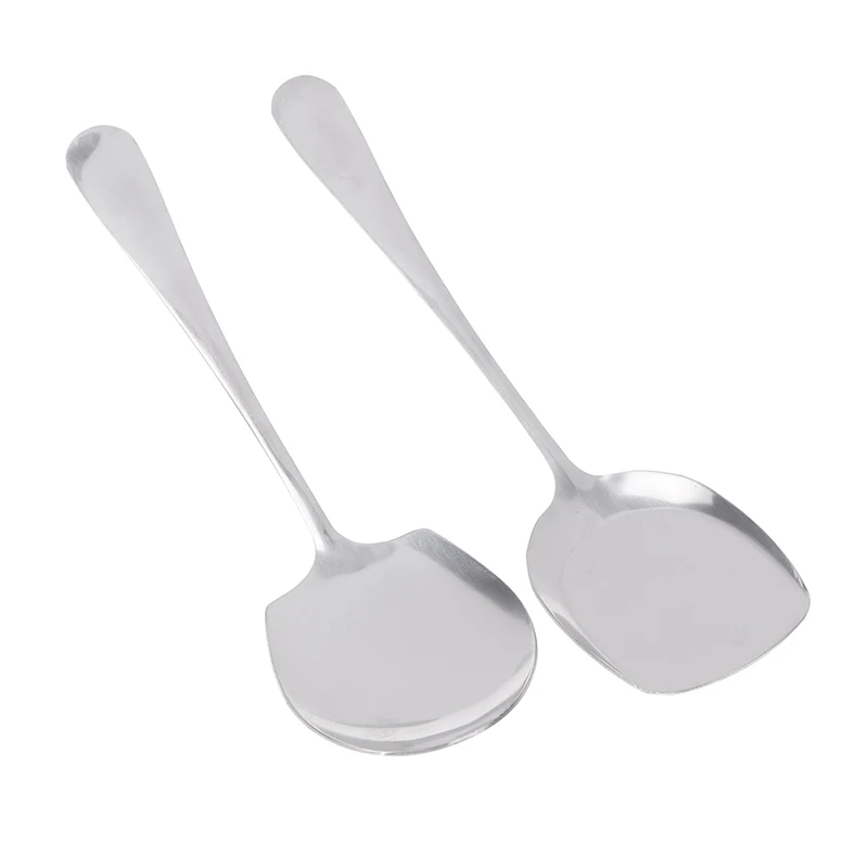 Большая ложка из нержавеющей стали столовые приборы для кухни столовая посуда