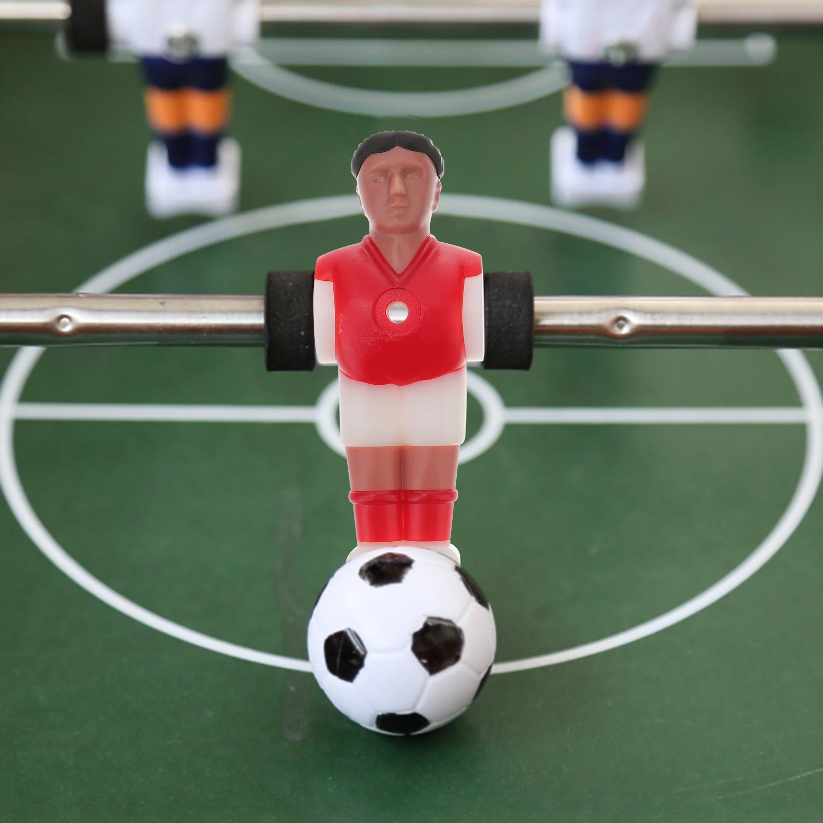 

4Pcs Foosball Soccer Set Football Foosball Man Statue Table Guys Man Soccer Replacement for Kids Adults Red Blue