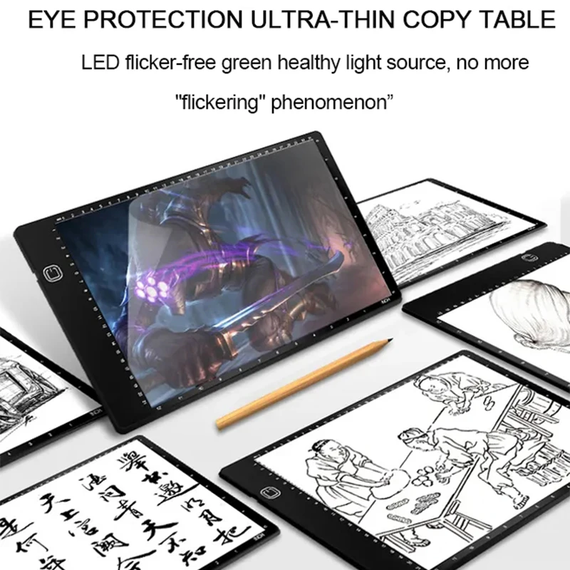 A3 \ A4 \ A5 Digital Graphics Tablet A4 Drawing Tablet LED Light Box Pad Electronic USB Tracing Art Copy Board Writing Painting