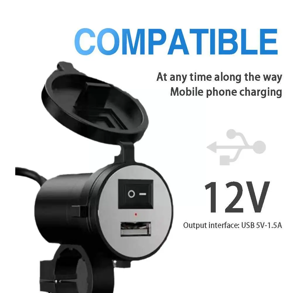 

Usb-зарядное устройство для мотоцикла, 12 В