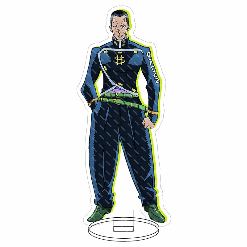 Фото Акриловая фигурка JOJO's Bizarre Adventure Non Diamond Dongfang Zhanzhu Guangse Kanghong Village Yitai, модные игрушки в стиле Y2K, аниме №3