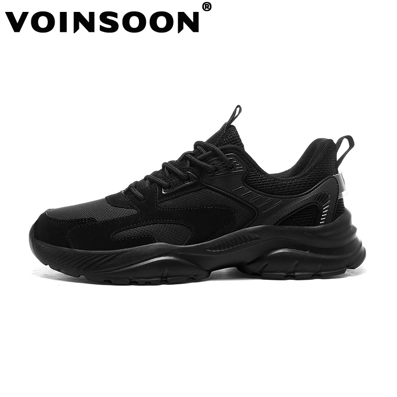 

Легкие дышащие мужские кроссовки для бега Voinsoon, Нескользящие поглощающие пот сетчатые кроссовки с подкладкой, уличная мягкая гибкая спортивная обувь