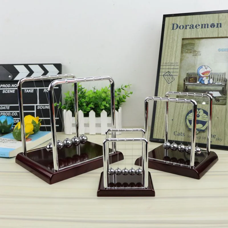

Newton's Cradle Metal Pendulum Ball Physics Science Pendulum Desk Table Decor Steel Balance Ball Newton Ball
