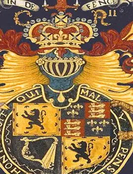 Crest Coat Of Arms England Royal Medieval Crusader Lion Shield Armor Millefleurs Heraldic Flannel Floor Rugs By Ho Me Lili images - 6