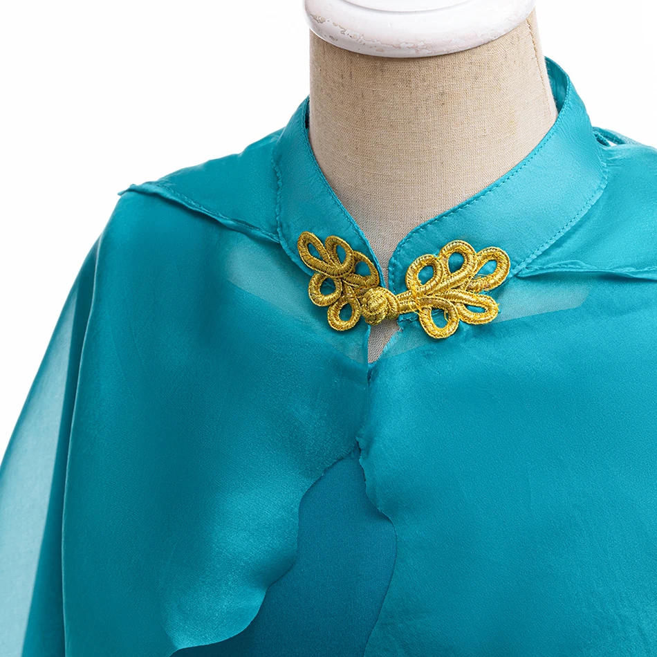 Костюм для косплея Fiona из фильма голубое зеленое платье униформа детей наряд