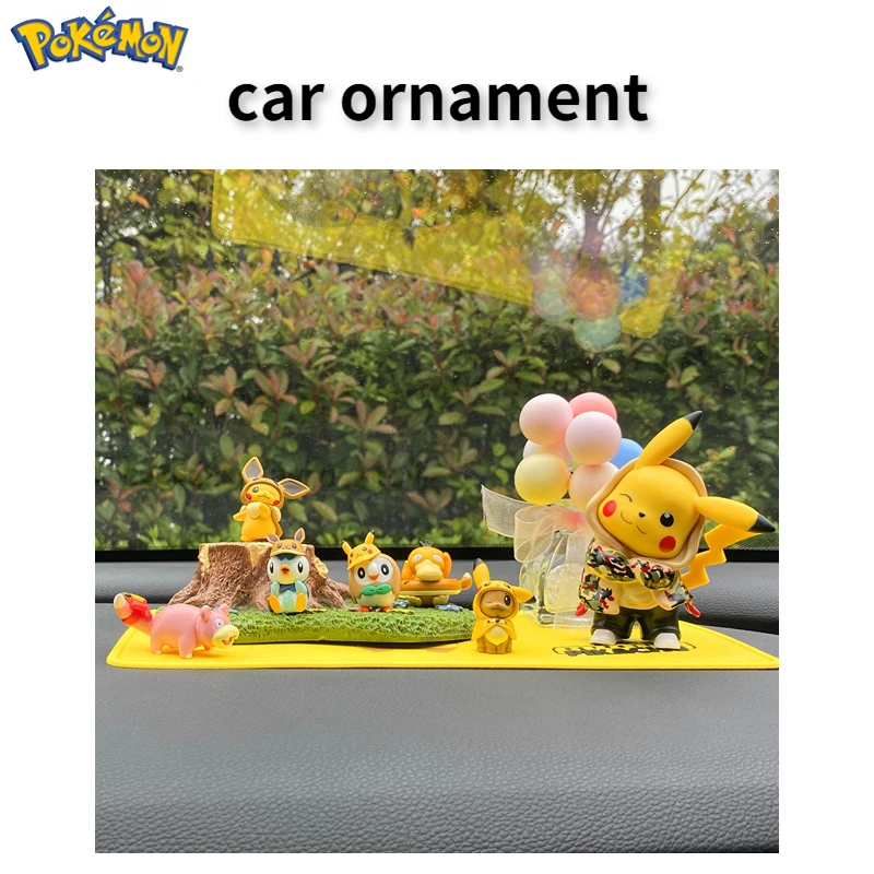 

Аниме периферийные устройства Pokemon Pikachu Автомобильные украшения интерьерные аксессуары для автомобиля куклы модные милые Мультяшные