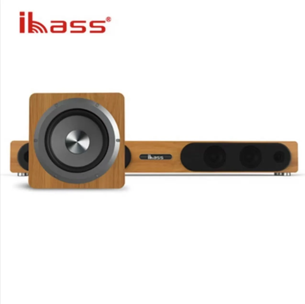 

Ibass 1800S TV Echo настенный Bluetooth коаксиальный Деревянный беспроводной динамик проектор многофункциональная аудиосистема для домашнего кинотеатра