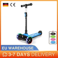besrey kick scooter children 3 wheel scooter toddler scooter 2 year old kids scooter with flashing led lights for kids ages 2 8