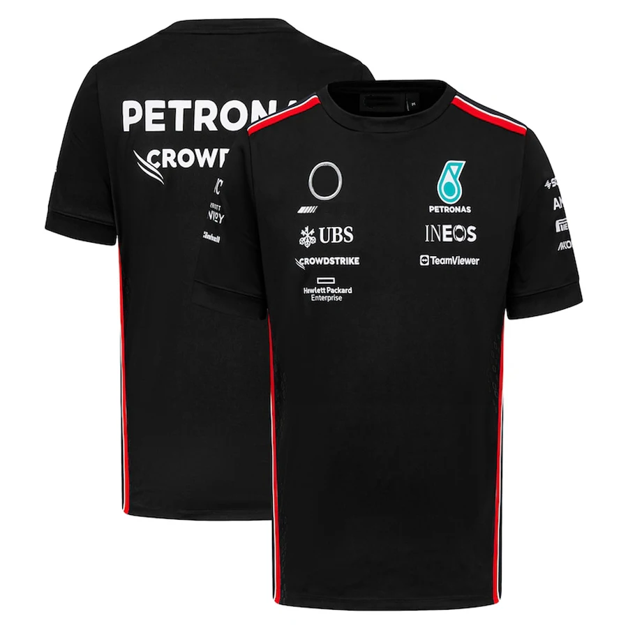 

Для Mercedes Racing Team Keto F1 сезон 2023 г. Петронас Мотоспорт Мужская дышащая Повседневная футболка с коротким рукавом лето